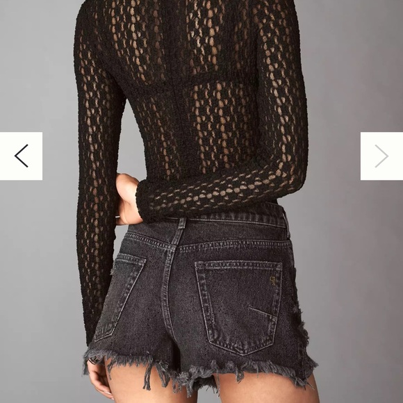 NWT PILCRO DEVON RHINESTONE SHORTS - Picture 5 of 10